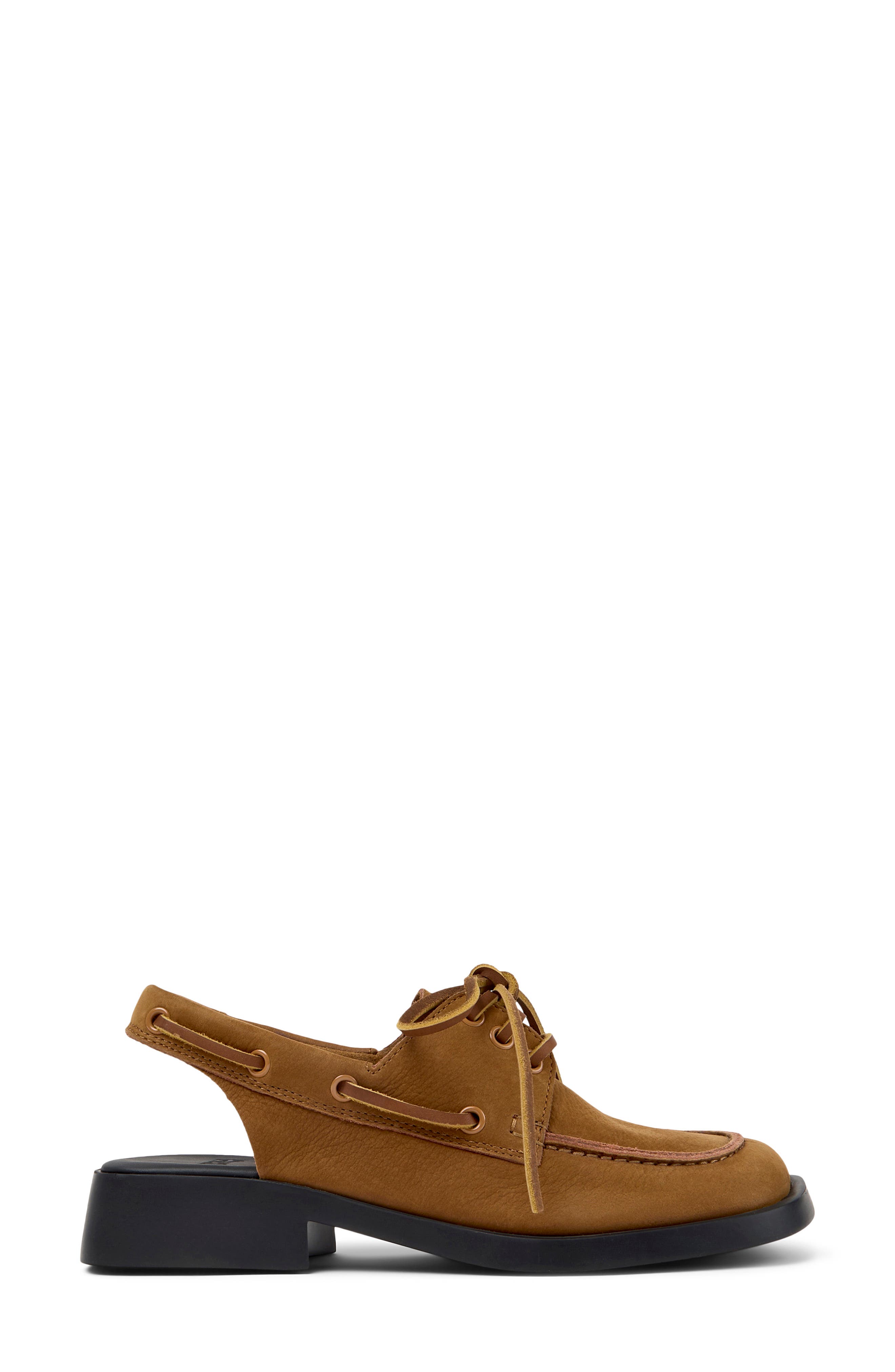 Camper Donna Loafer Mule, Alternate, color, Medium Brown