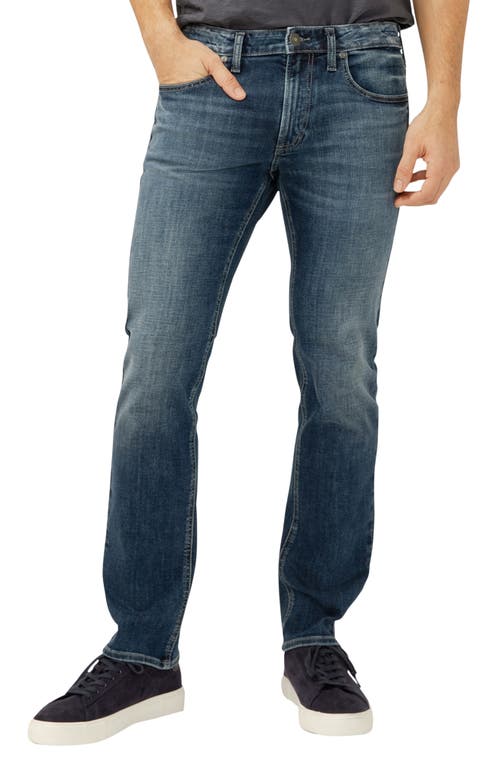 Silver Jeans Co. Allan Slim Straight Leg Jeans In Blue