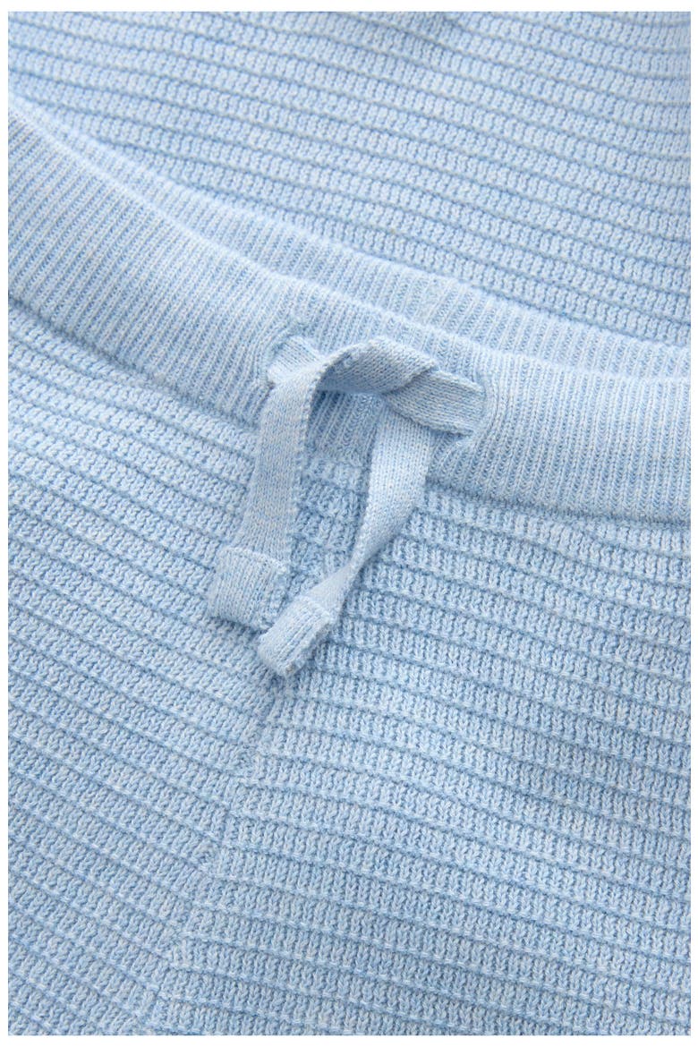 Stripe Polo Sweater & Shorts Set, Alternate, color, BLUE