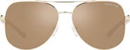 Michael Kors Chianti 58mm Aviator Sunglasses