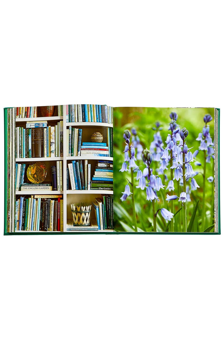 Bunny Williams Life in the Garden Leather Coffee Table Book, Alternate, color, Emerald