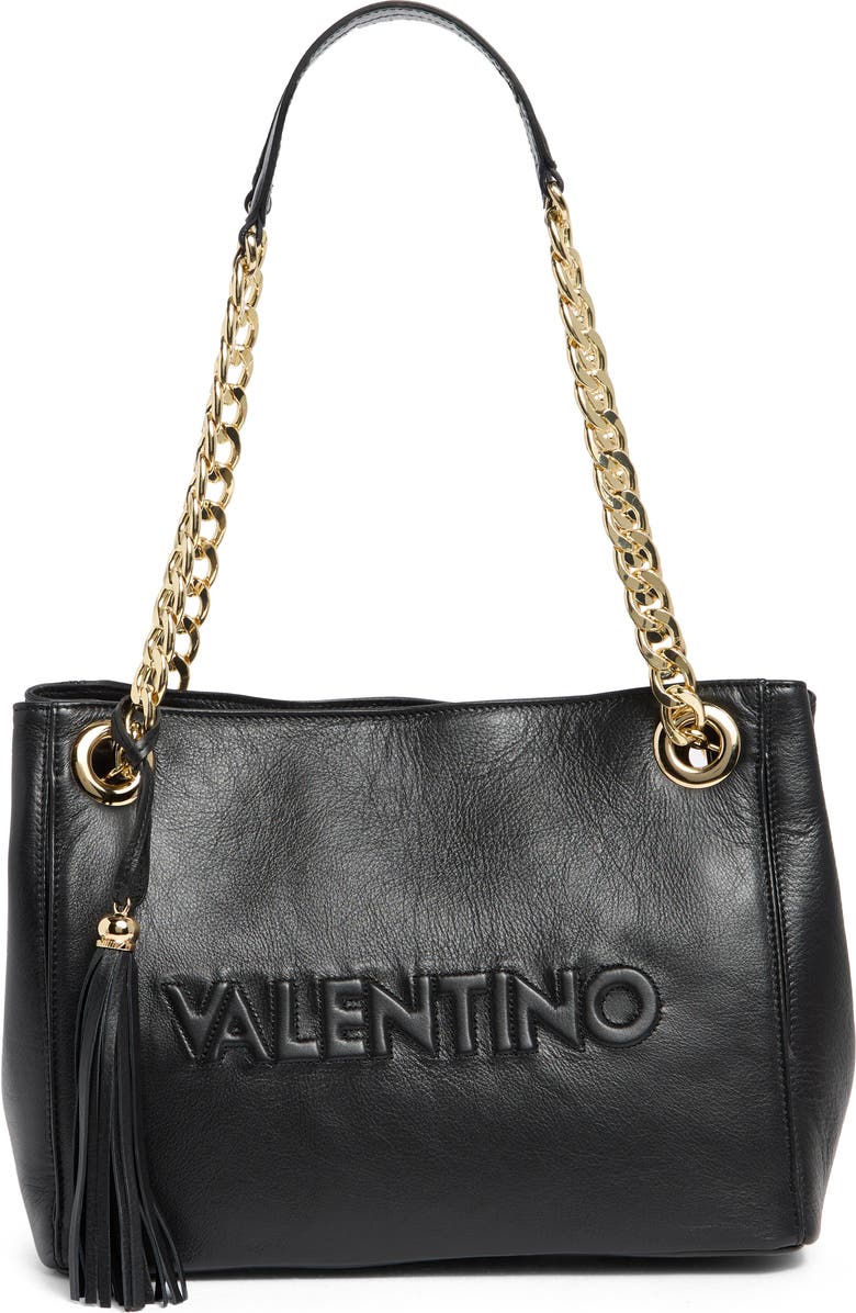 VALENTINO BY MARIO VALENTINO Luisa Embossed Logo Shoulder Bag, Main, color,