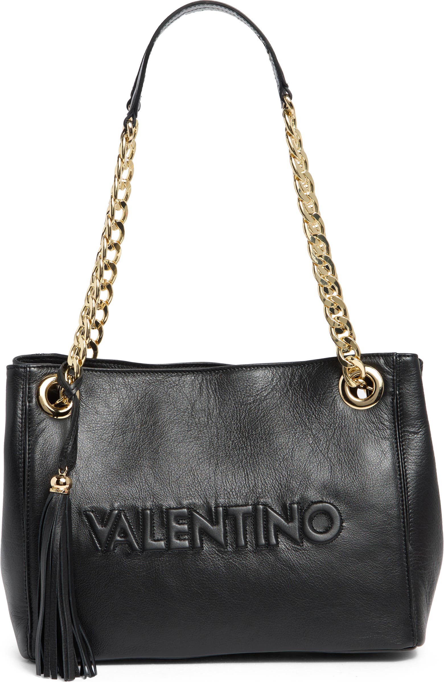 VALENTINO BY MARIO VALENTINO Luisa Embossed Logo Shoulder Bag ...