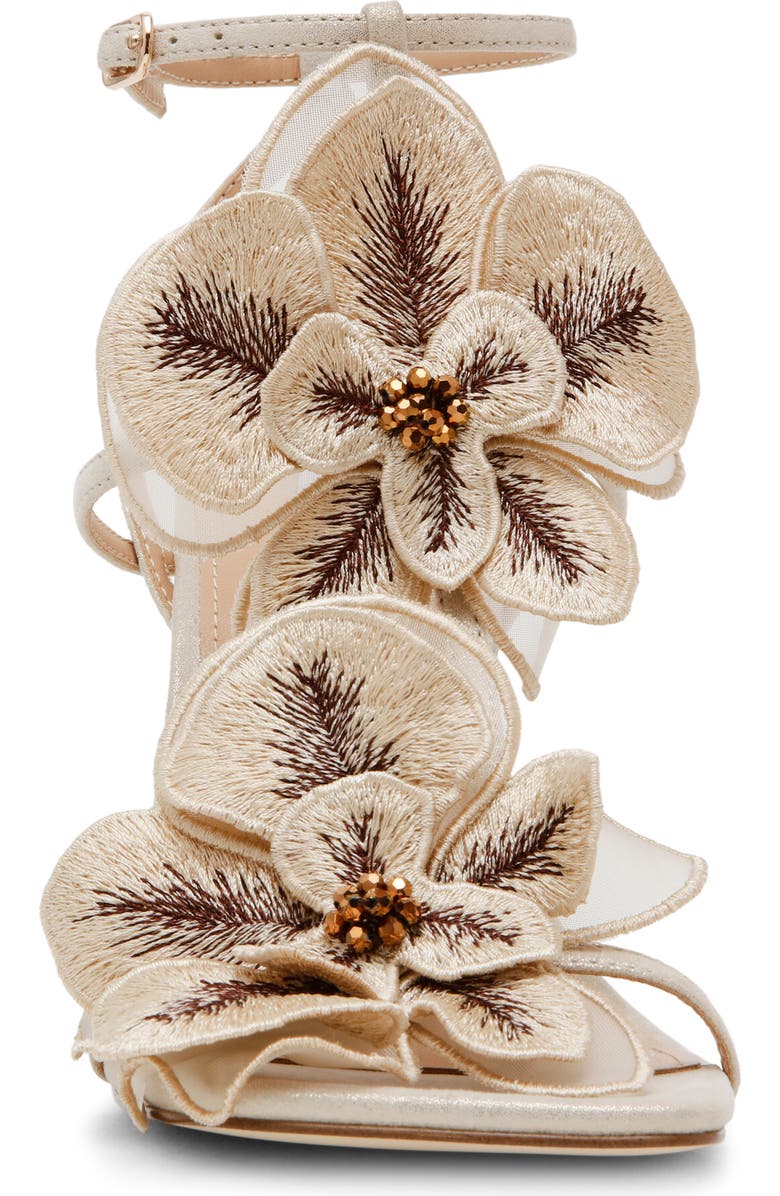 Steve Madden Aries Ankle Strap Sandal, Alternate, color, Gold