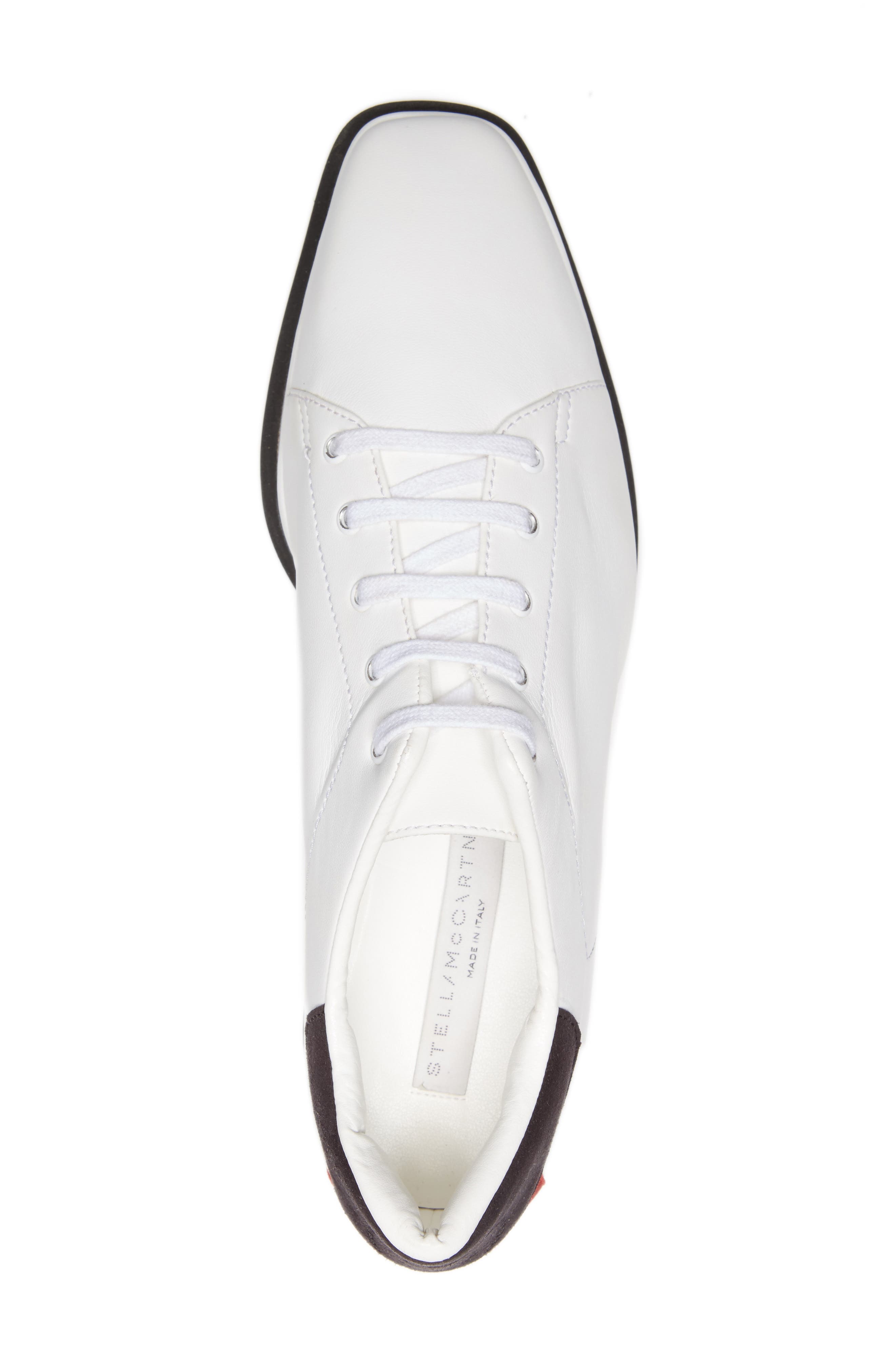 Sneak-Elyse Platform Sneaker, Alternate, color, WHITE/ BLACK