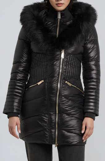Noize Gigi-El Faux Fur Trim Hooded Parka