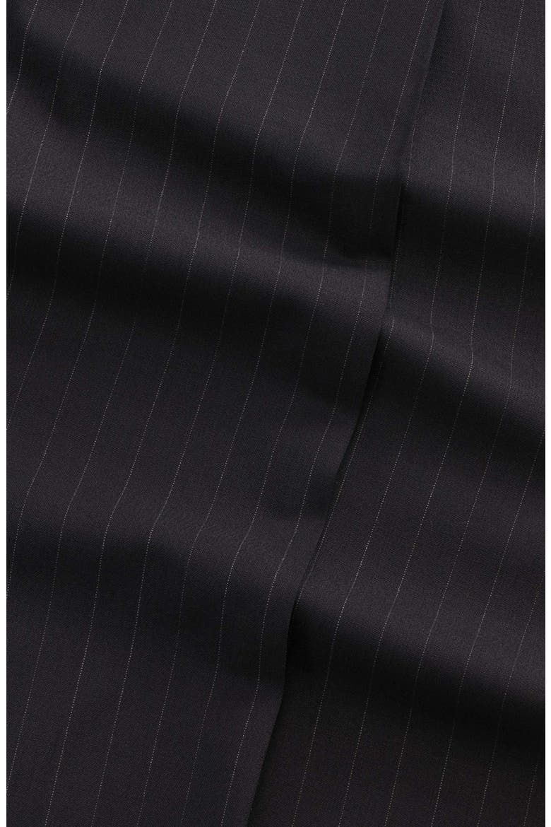 Kay 10037 Pinstriped Pleated Trousers, Alternate, color, NAVY STRIPE