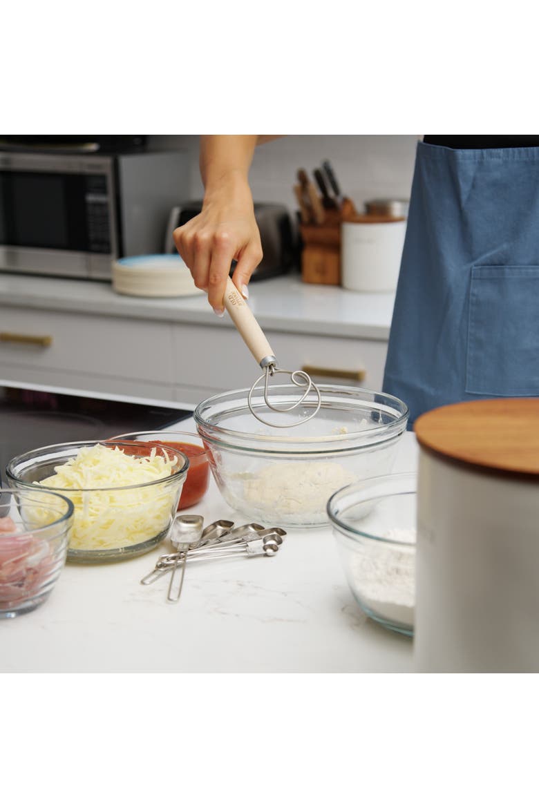 Dough Whisk, 11.5-Inch, Alternate, color, Natural/Silver