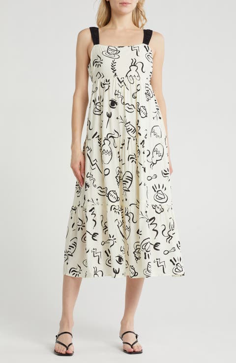 Empire Waist Tiered Maxi Sundress