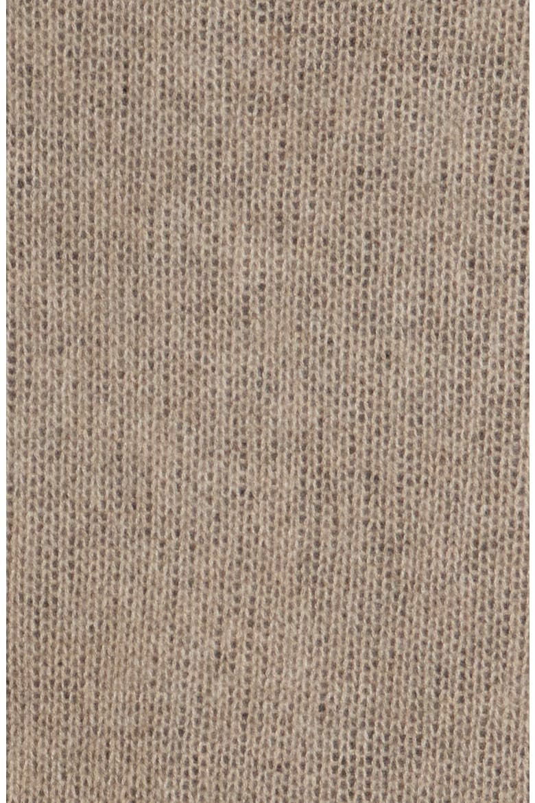 Cashmere Knit Wrap Scarf, Alternate, color, NILE BROWN