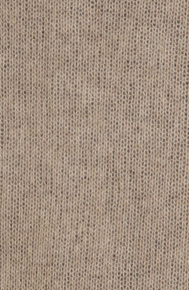 Portolano Cashmere Knit Wrap Scarf, Alternate, color, Nile Brown