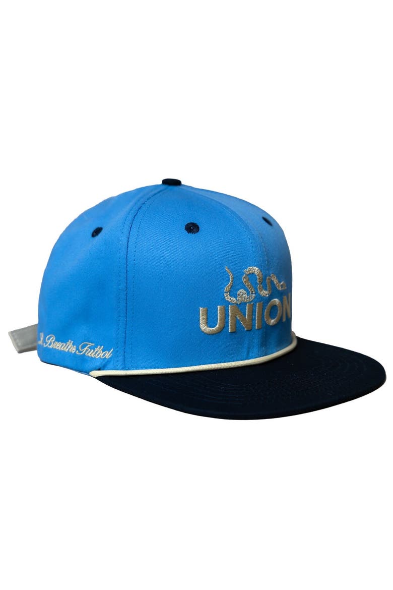 Men's  Light Blue Live Breathe Futbol x Philadelphia Union Adjustable Hat, Main, color, Light Blue