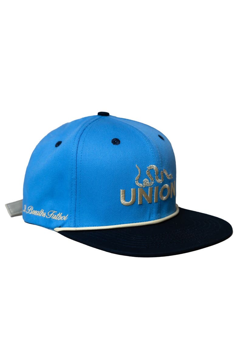 Live Breathe Futbol Men's  Light Blue Live Breathe Futbol x Philadelphia Union Adjustable Hat, Main, color, Light Blue