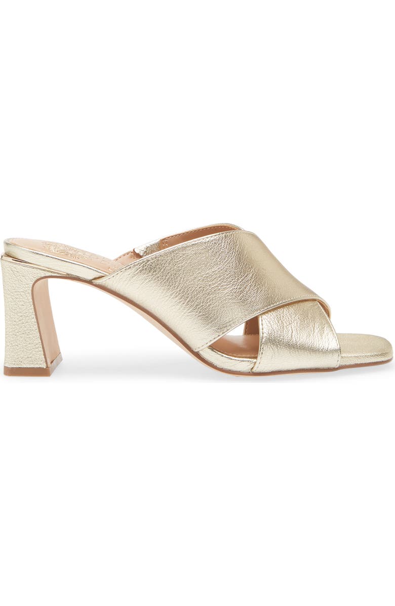 Vince Camuto Hemila Slide Sandal, Alternate, color, Light Gold