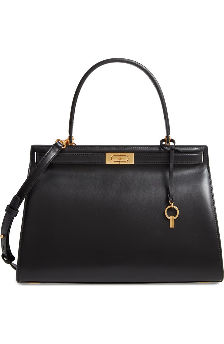 Tory Burch Large Lee Radziwill Leather Bag, Main, color,