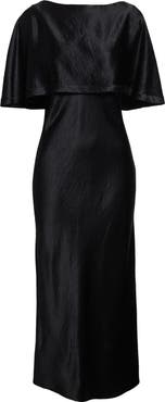 Jason Wu Collection Cape Overlay Washed Twill Gown