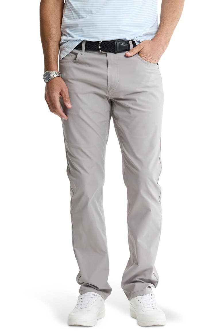 Straight Leg Stretch 5-Pocket Pants, Main, color, GREY