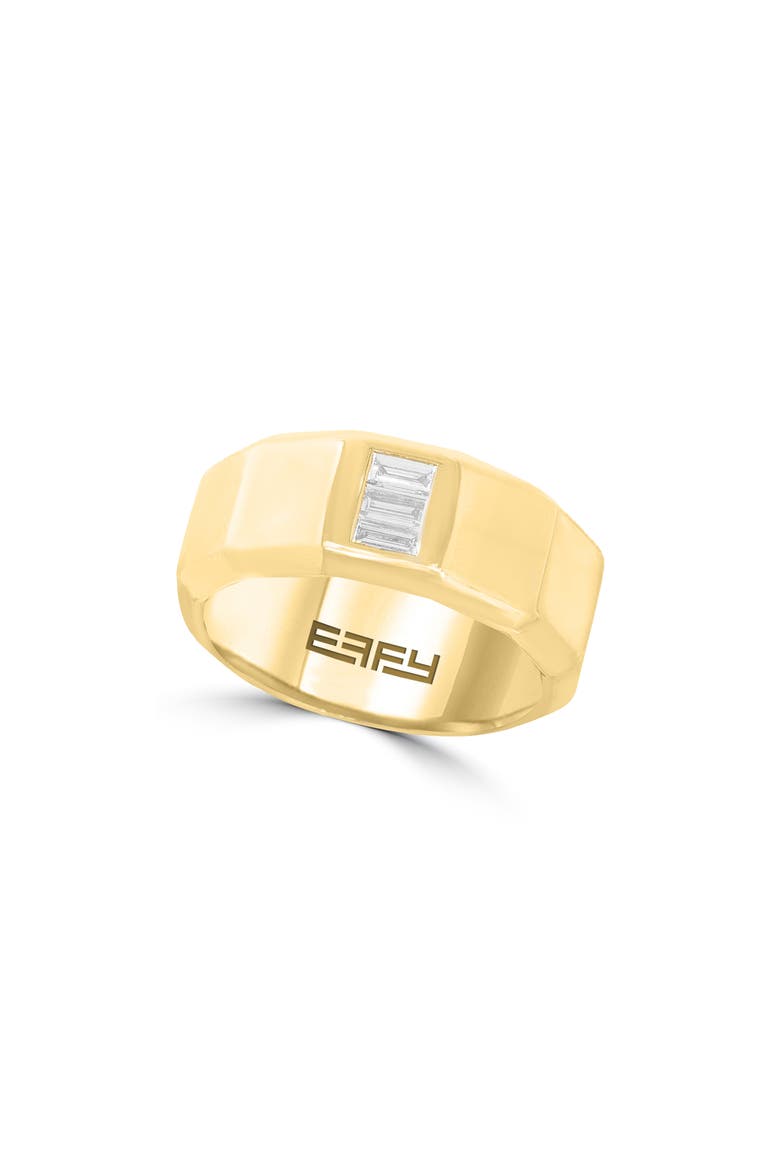 Baguette Cut Diamond Band Ring, Main, color, GOLD