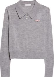 Sandy Liang Akira Merino Wool Sweater