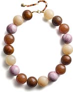 BaubleBar Jane Rainbow Semiprecious Beaded Necklace