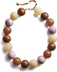 BaubleBar Jane Rainbow Semiprecious Beaded Necklace