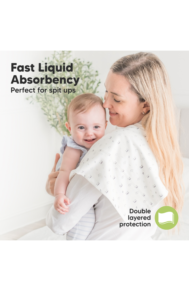 KeaBabies Shea Burp Cloths, Alternate, color, Neutrals