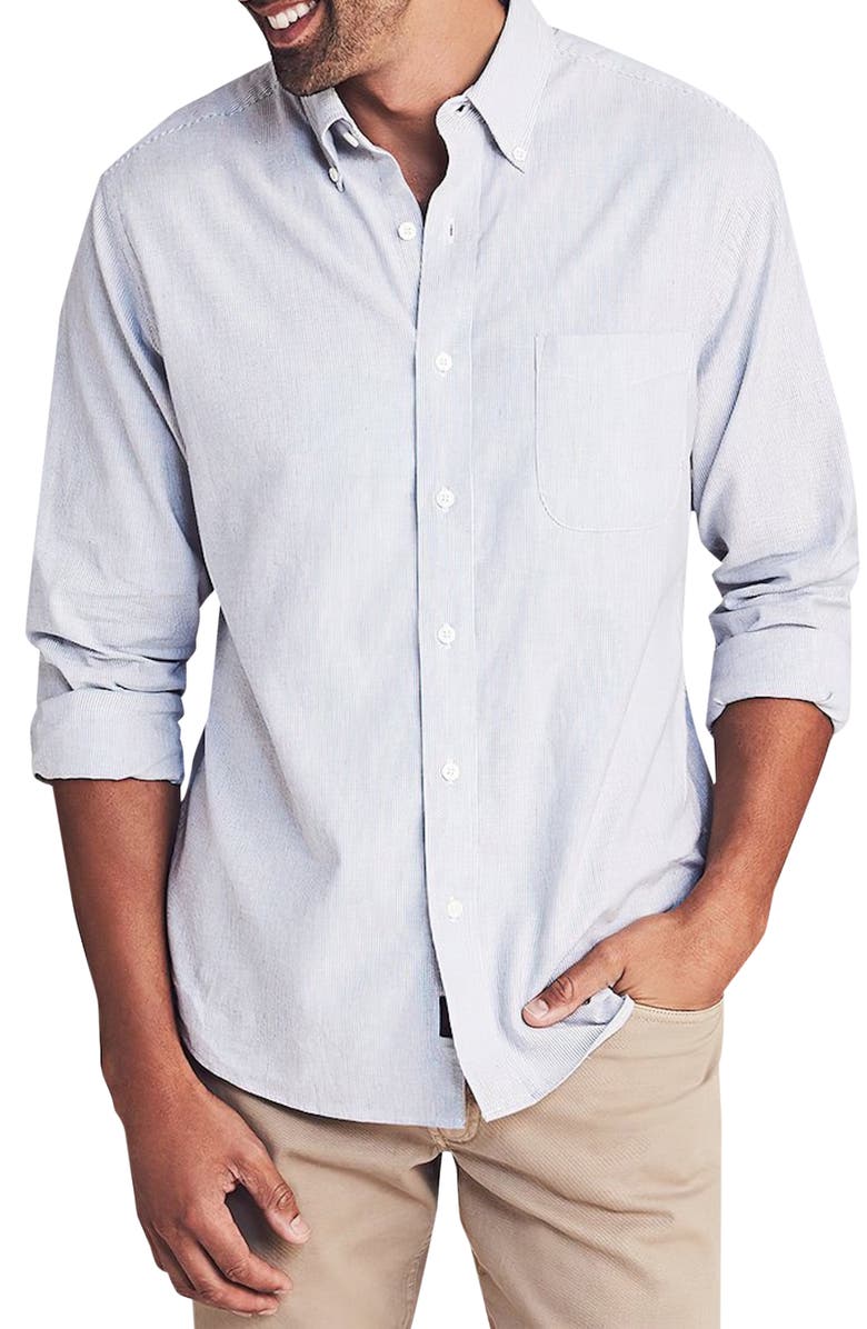 Faherty Stretch Oxford Button-Down Shirt 2.0, Main, color,