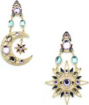 EYE CANDY LOS ANGELES Sun & Moon Drop Earrings