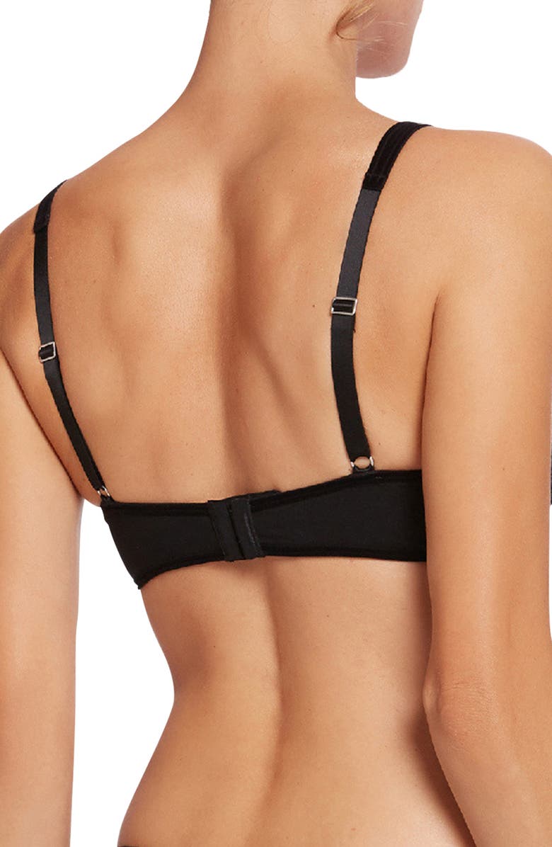 Wolford Cotton Contour 3W Wireless Plunge Bra, Alternate, color,