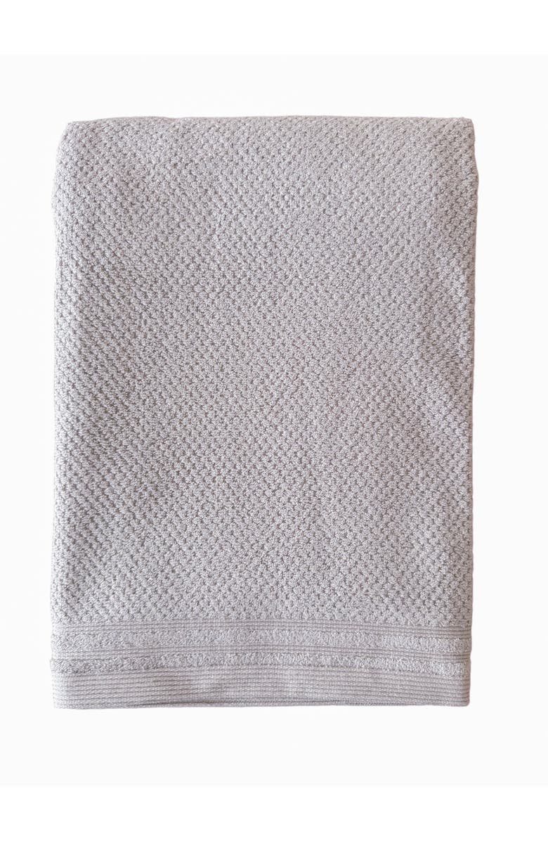 Anaya Serenity Cotton Bath Towel 30"x55", Main, color, Soft Grey