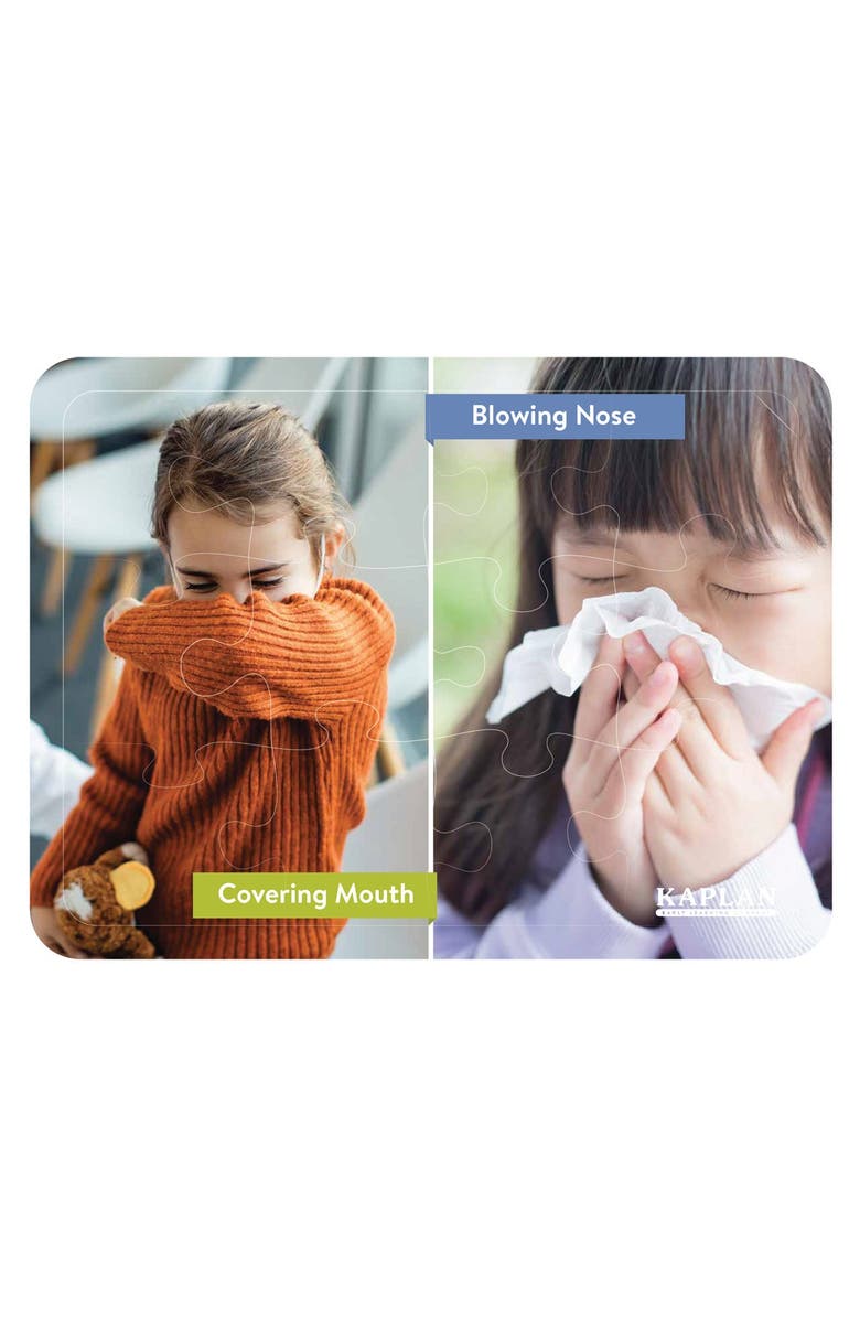 Kaplan Early Learning Company Life Skills and Good Practices Puzzles - Set of 6, Alternate, color, Multicolored