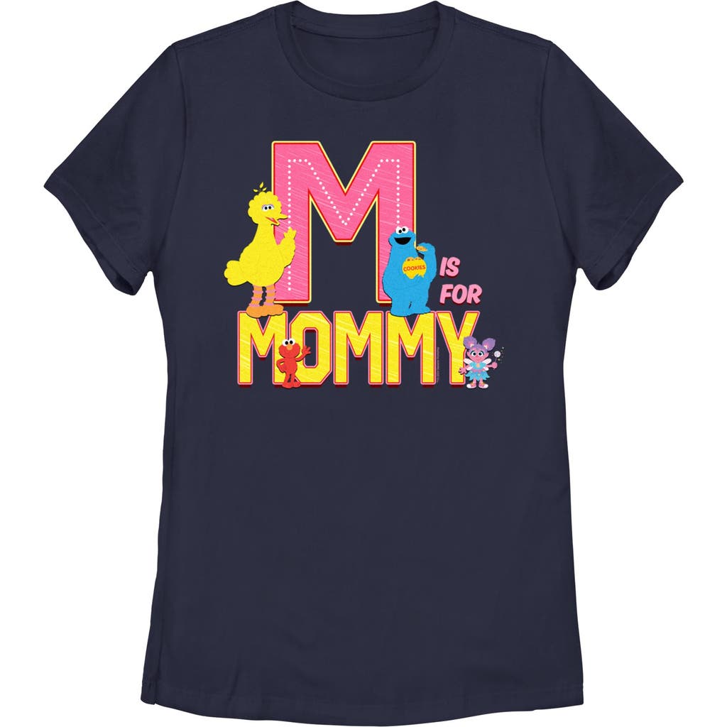 Sesame Street M Is For Mommy Graphic T-shirt In Multi
