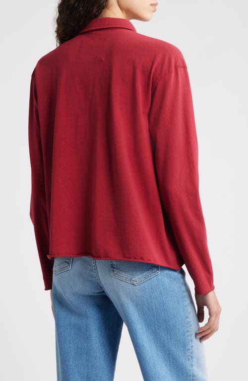 Frank & Eileen Patrick Popover Henley In Red