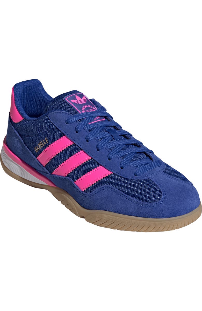 adidas Gender Inclusive Gazelle Sala Sneaker, Main, color, Royal Blue/ Lucid Pink/ White