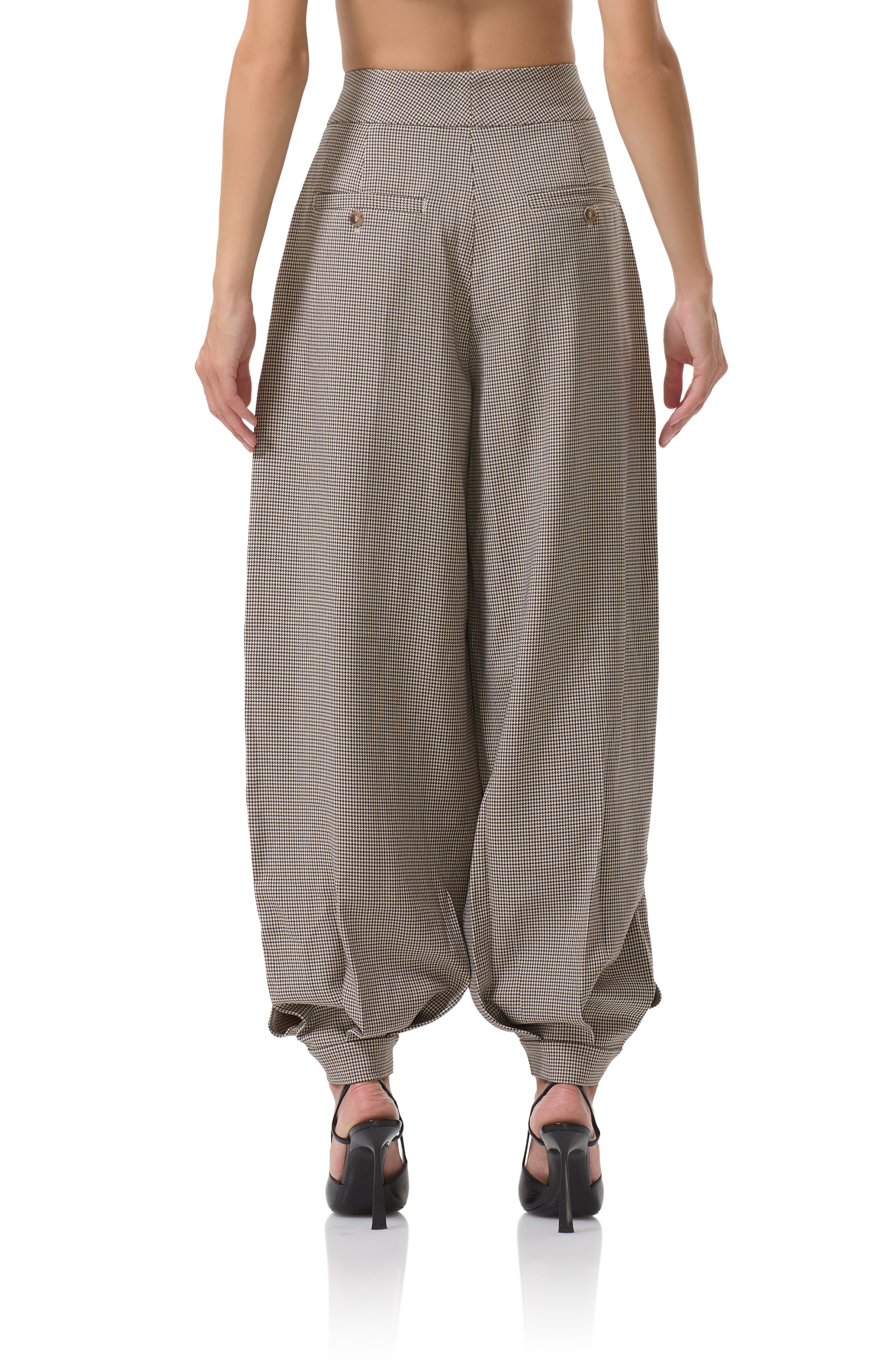 Tiffany Houndstooth Balloon Pants - image 2