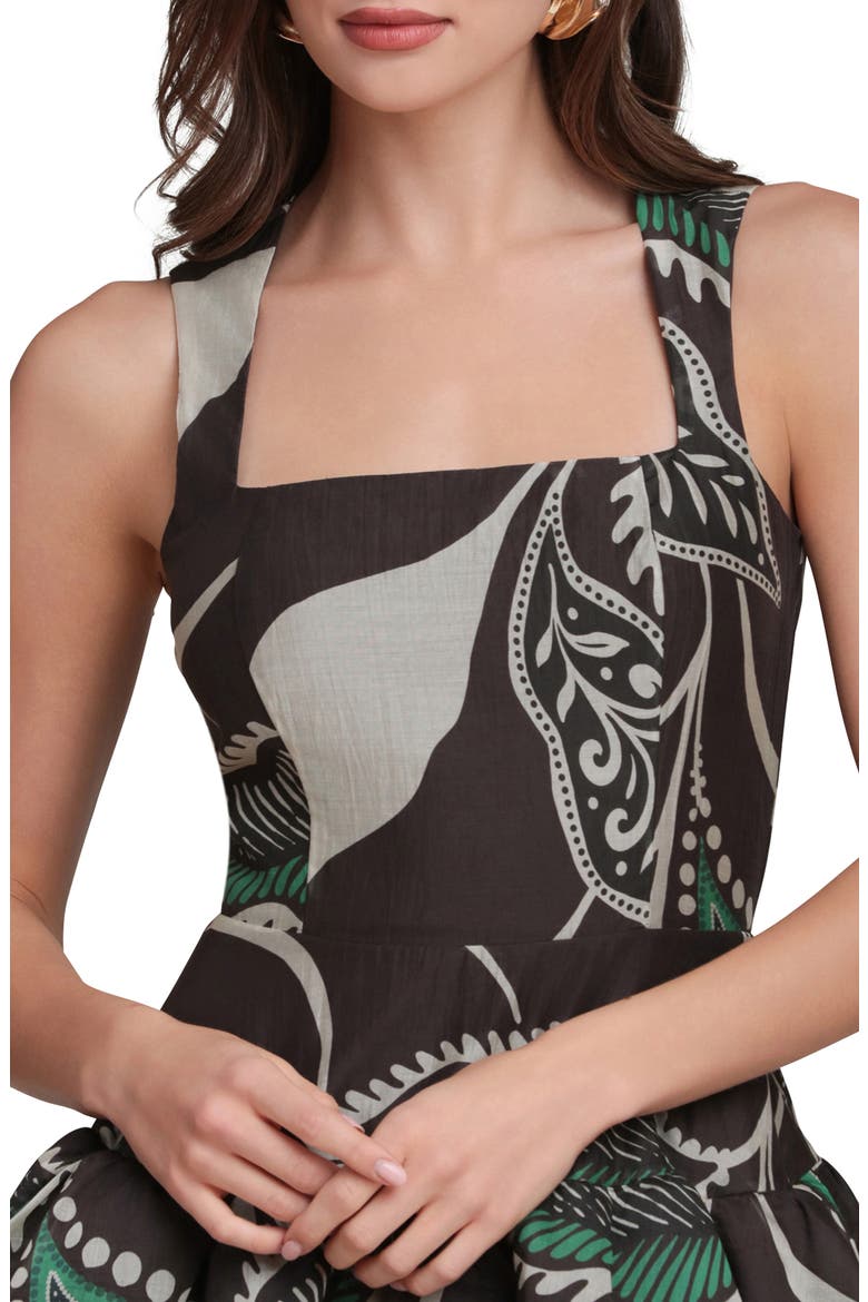 Paisley Print Fit & Flare Minidress, Alternate, color, BALI PAISLEY
