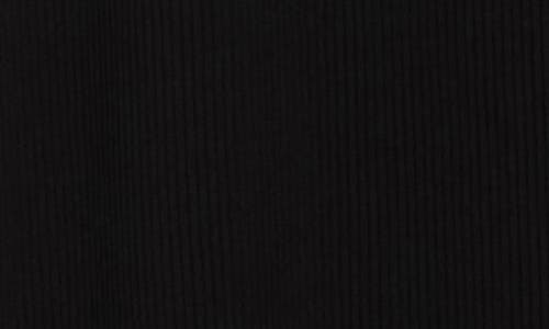 Vince Rib Midi Skirt In Black