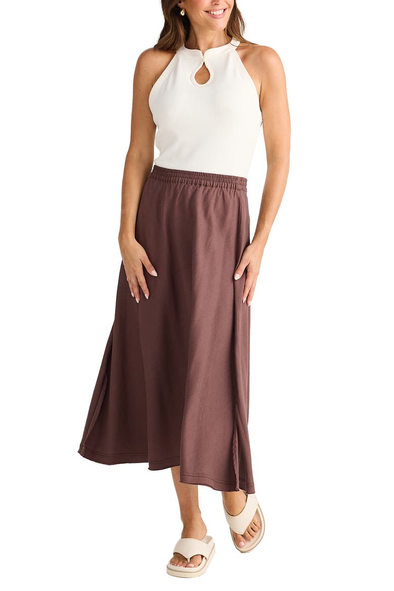 Oakley Skirt, Alternate, color, CHOCOLATE