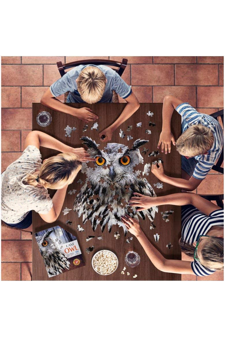 I Am Owl 300 Pieces Animal Shaped Jigsaw Puzzle, Alternate, color, Multicolored