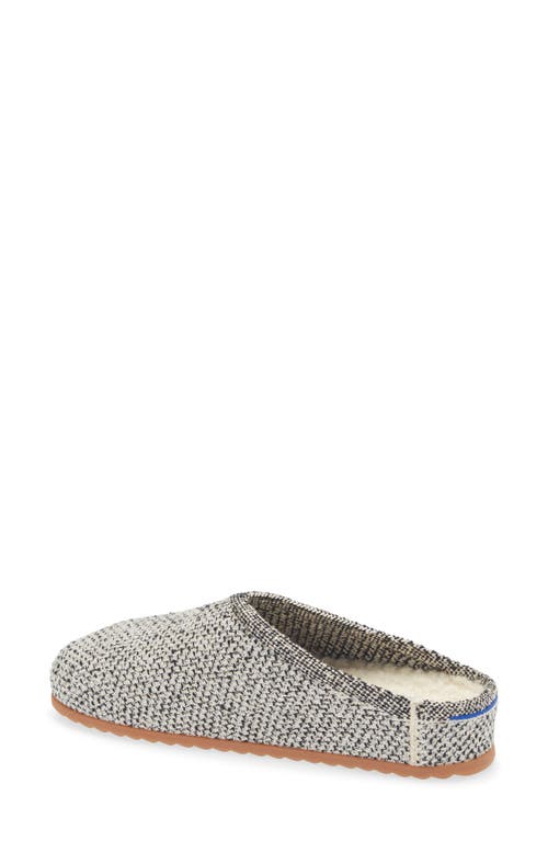 Rothys Rothy's The Cozy Faux Shearling Lined Clog In Gray