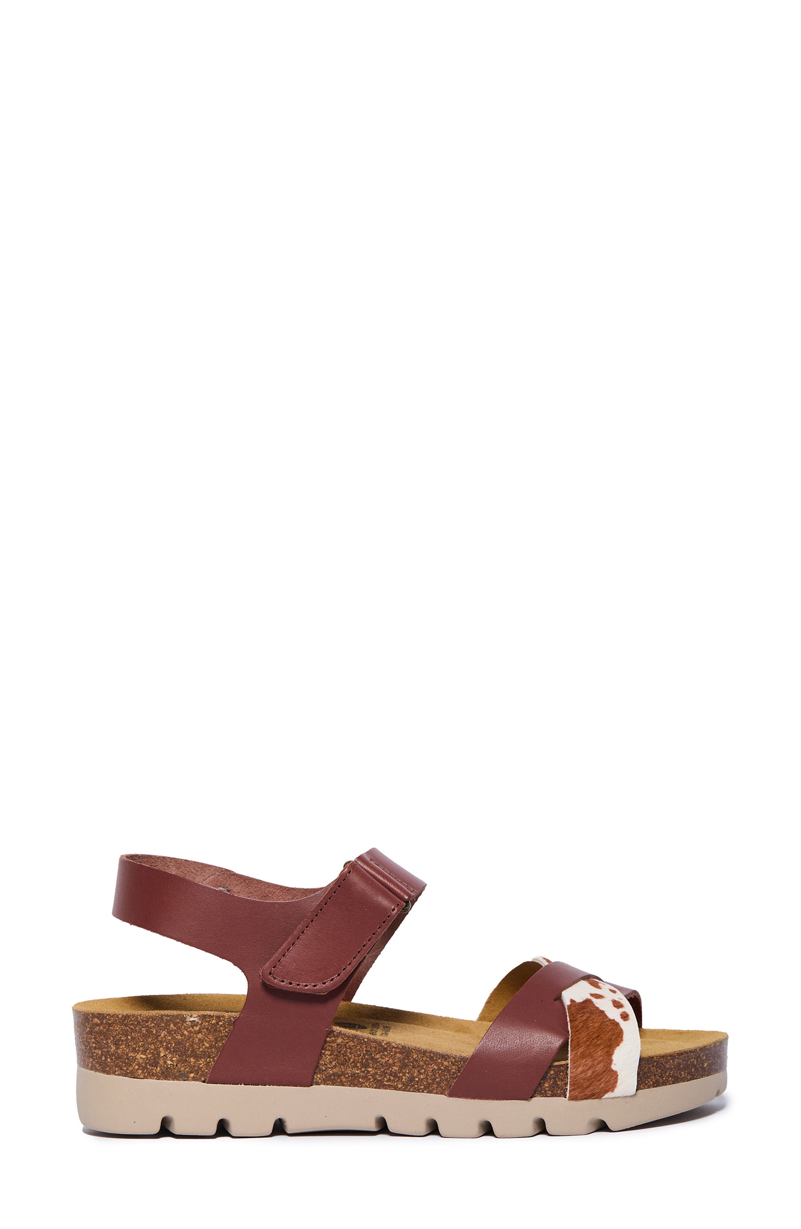 Camellia Sandal, Alternate, color, PELO PONY VAQUETILLA PRINT
