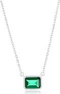 SIMONA Birthstone Cubic Zirconia Pendant Necklace