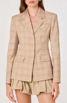 Valor Plaid Blazer