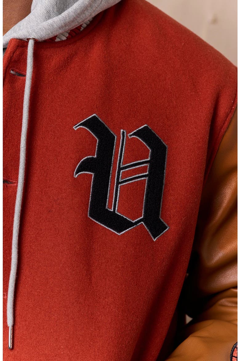 The Letterman Jacket, Alternate, color, Burnt Orange
