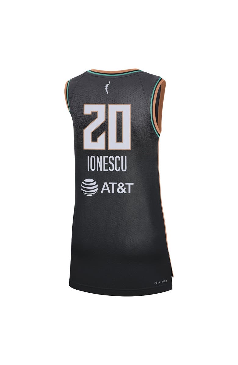 Nike Women's Nike Sabrina Ionescu Black New York Liberty 2021 Explorer Edition Victory Player Jersey, Alternate, color, 