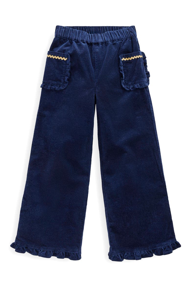 Kids' Metallic Accent Corduroy Pants, Main, color, NAVY SPARKLE