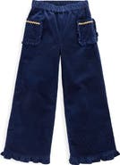 Mini Boden Kids' Metallic Accent Corduroy Pants