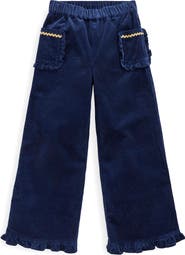 Mini Boden Kids' Metallic Accent Corduroy Pants
