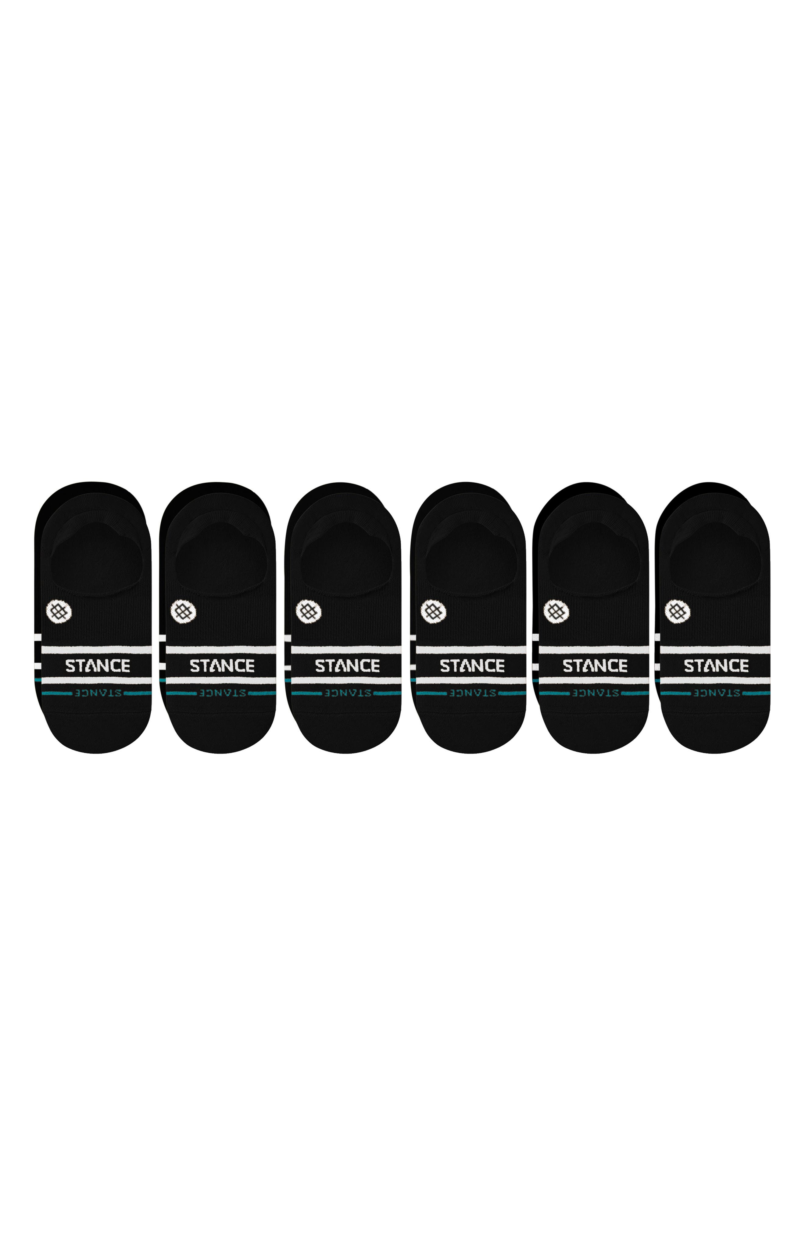 Stance Core 6-Pack Cotton Blend No Show Socks