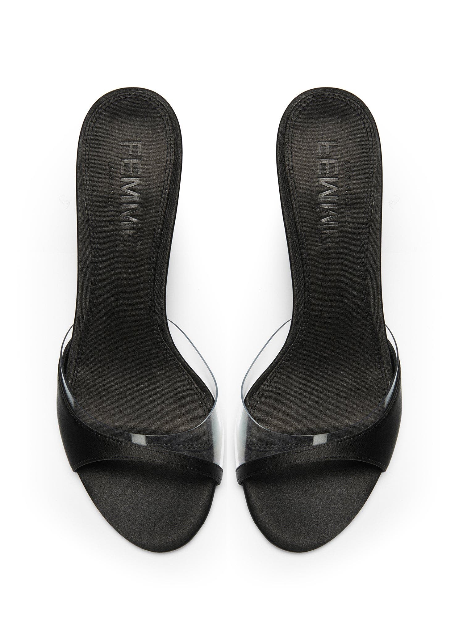 FEMME Capri Mule, Alternate, color, Black